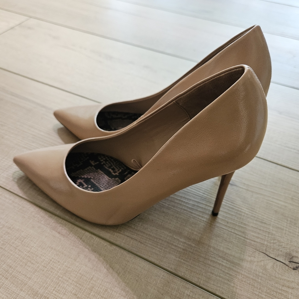 Zara nudes heels